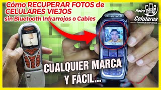 How to RECOVER PHOTOS from OLD PHONES without Bluetooth, Infrared, or Cables | Retro Celulares 4k