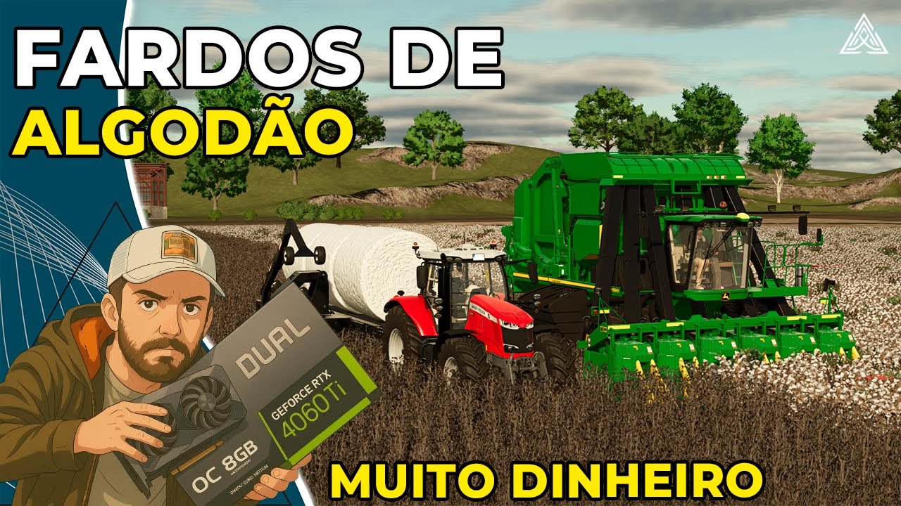 COMO PLANTAR E COLHER ALGODÃO NO FARMING SIMULATOR 25