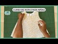 VIDEO #11 BATITA FORRADA PARA NIÑAS - CURSO ROPA DE NIÑAS