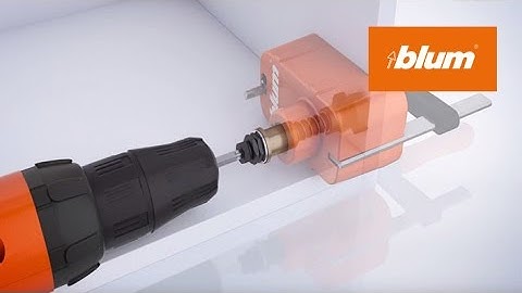 Drilling template for the SERVO-DRIVE Switch | Blum