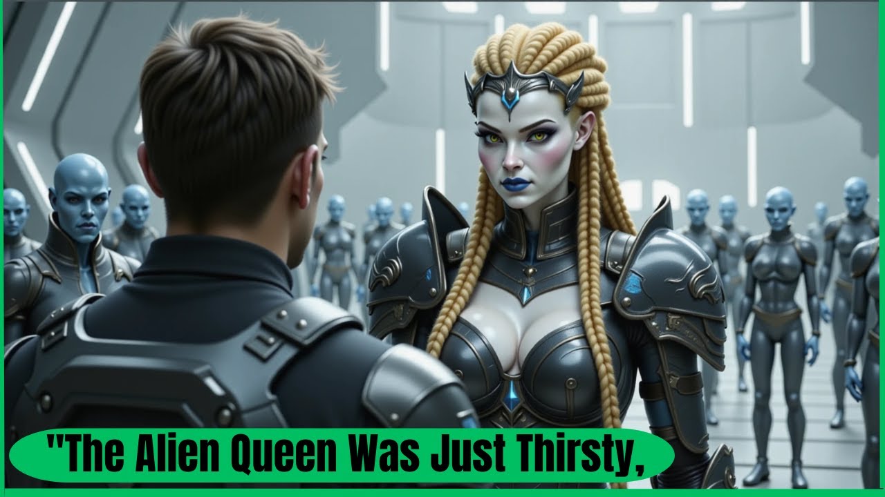 Alien Queen Was Just Thirsty, So I Gave Her My Canteen—When She Took a Sip, The Entire Hall Froze.