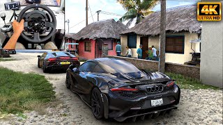McLaren 765LT & Lamborghini Huracán EVO | Forza Horizon 5 | Thrustmaster T300RS gameplay