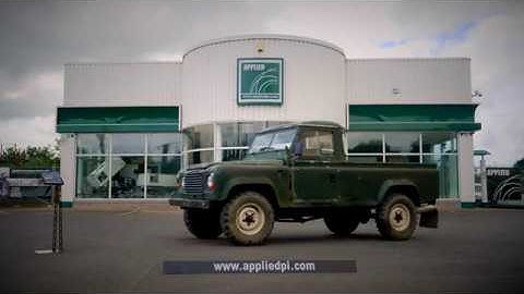 The Applied Aquablaster Xtreme 100 Blasting A Land Rover