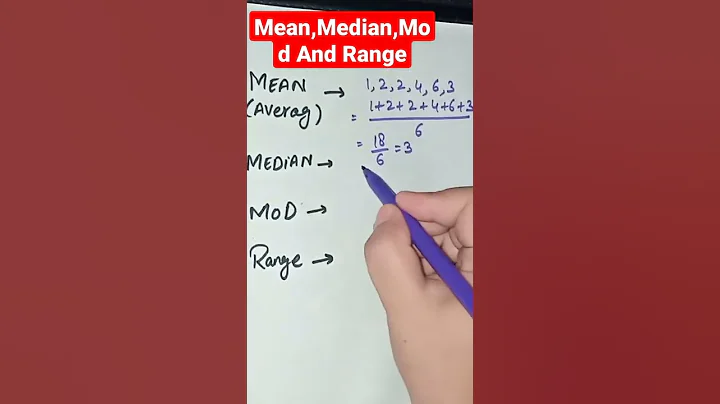 Mean,Median,Mod And Range👍🏻 #MATHSFUN#shorts #viral