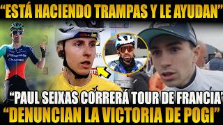 ¡GRAVÍSIMA ACUSACIÓN A POGACAR! TADEJ POGACAR INVESTIGADO Y PAUL SEIXAS AMENAZA EL TOUR DE FRANCIA