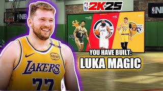 Best *LAKERS* LUKA DONCIC Build in NBA 2K25 OLD GEN (PS4)