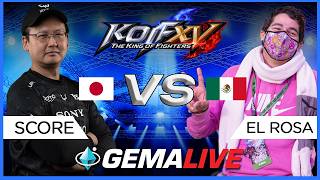 KOF XV SCORE (Billy Chizuru Heidern) vs El Rosa (Sylvie Yashiro Ramon) Tournament Replays #kof #fgc