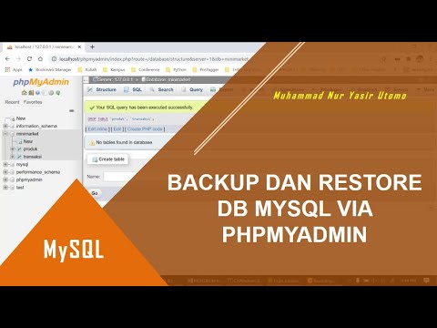 Video: Bagaimana cara memulihkan database MySQL yang dihapus?