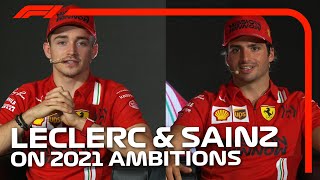 Leclerc And Sainz Launch Ferrari's 2021 Campaign