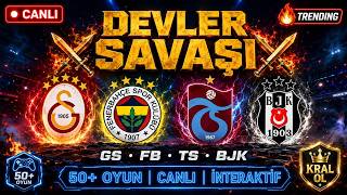 🔥 DEV SAVAŞ: 81 İL YARIŞIYOR vs FUTBOL ARENA! | GS, FB, BJK, TS | İnteraktif Canlı Oyun