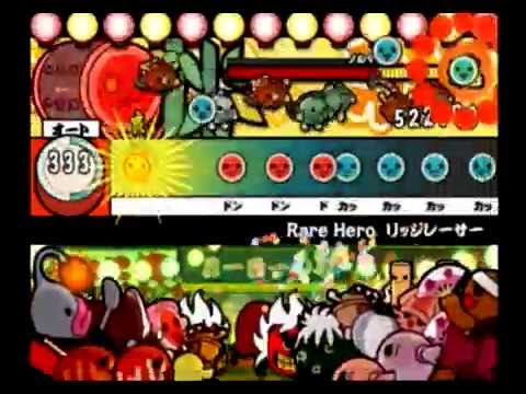 【太鼓の達人 CS4】Rare Hero（ふつう）【オート動画】