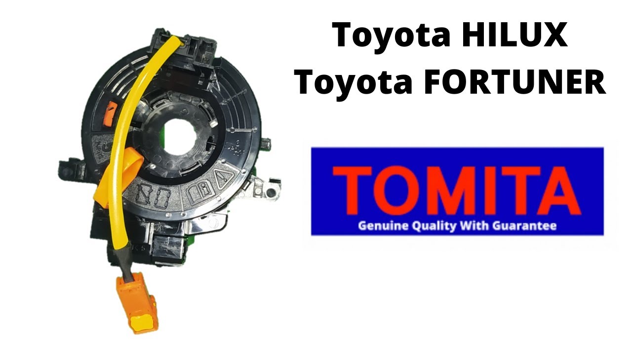 SPIRAL CABLE Toyota FORTUNER Toyota HILUX 84306 0K021 Tomita - YouTube