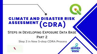 CDRA Steps in Developing Exposure Data Base Part 2