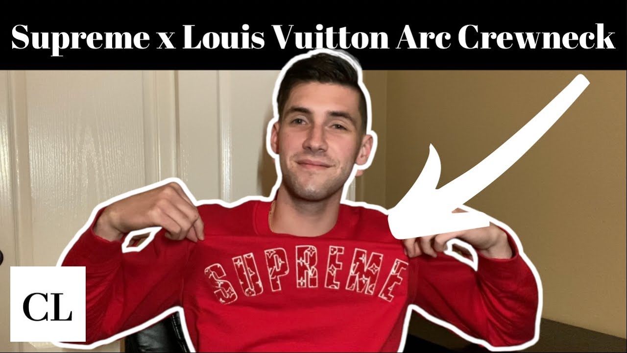 Louis Vuitton x Supreme LV x Supreme New Men's Large Red Arc