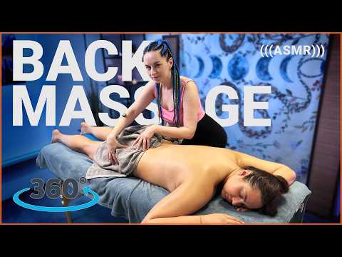 Relaxing Table Massage in VR 360 | ASMR Session with Anna