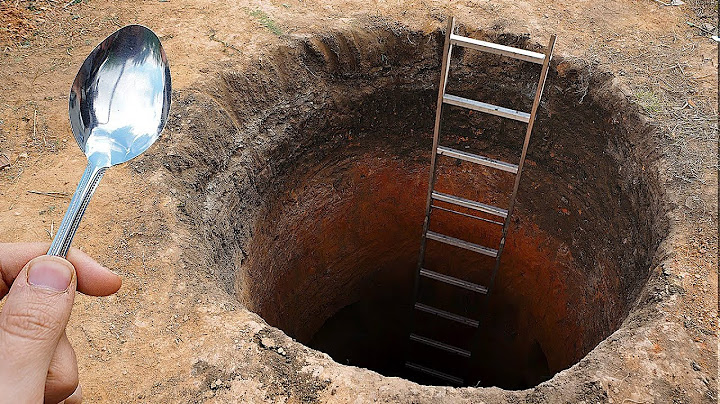 I dug a secret underground bunker using ONLY a spoon...