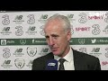 Mick McCarthy reacts to win over NZ, looks ahead to Denmark.