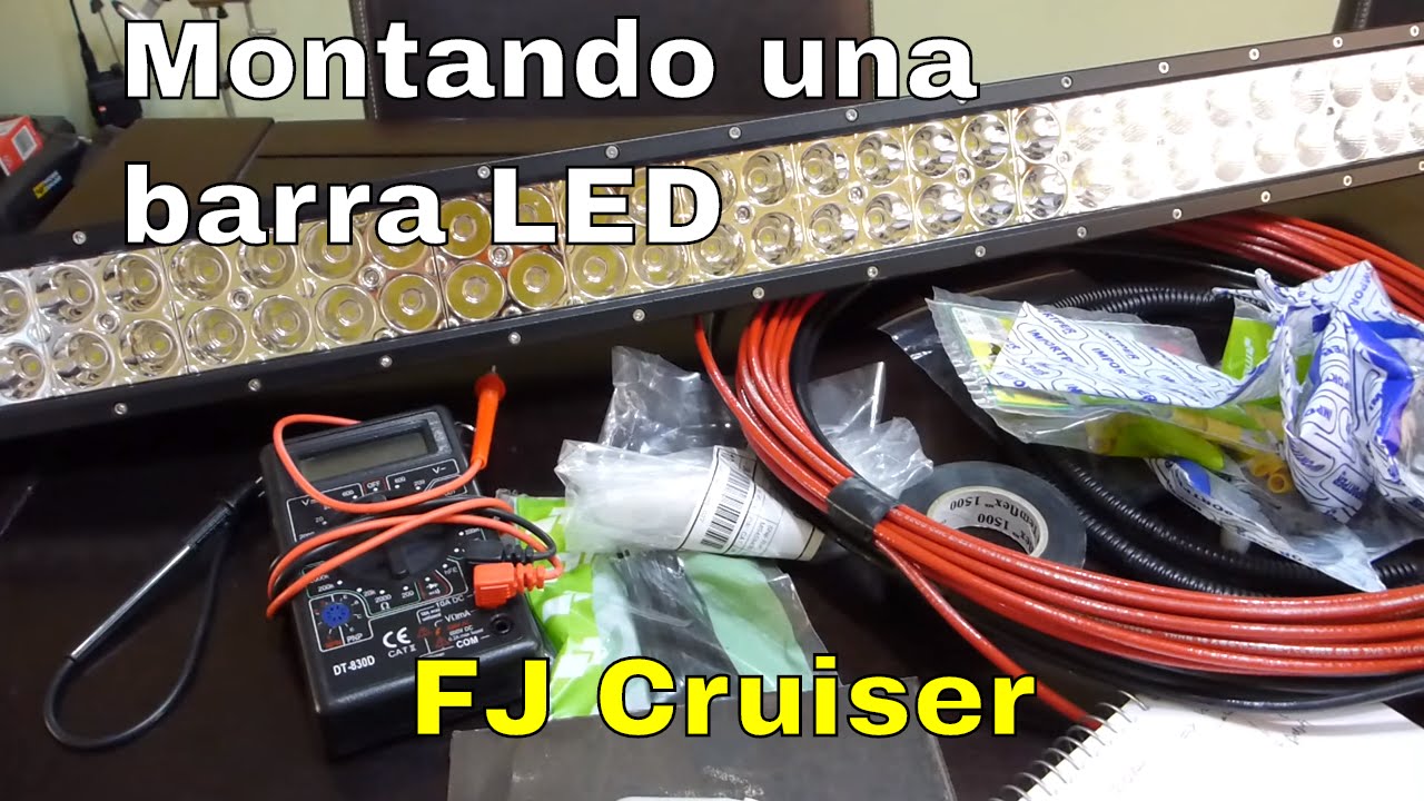 Montando una barra led en el FJ Cruiser 