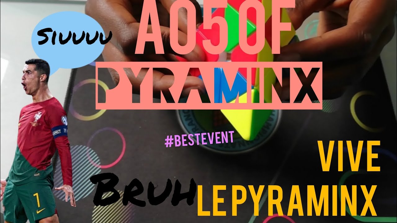 Ao5 of PYRAMINX 🤯, AVG=??, 72