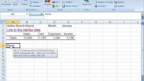 Hyperlinking in Excel | Knowledgecity.com