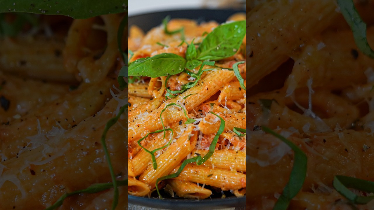 Creamy Rose Pasta #shorts #recipe