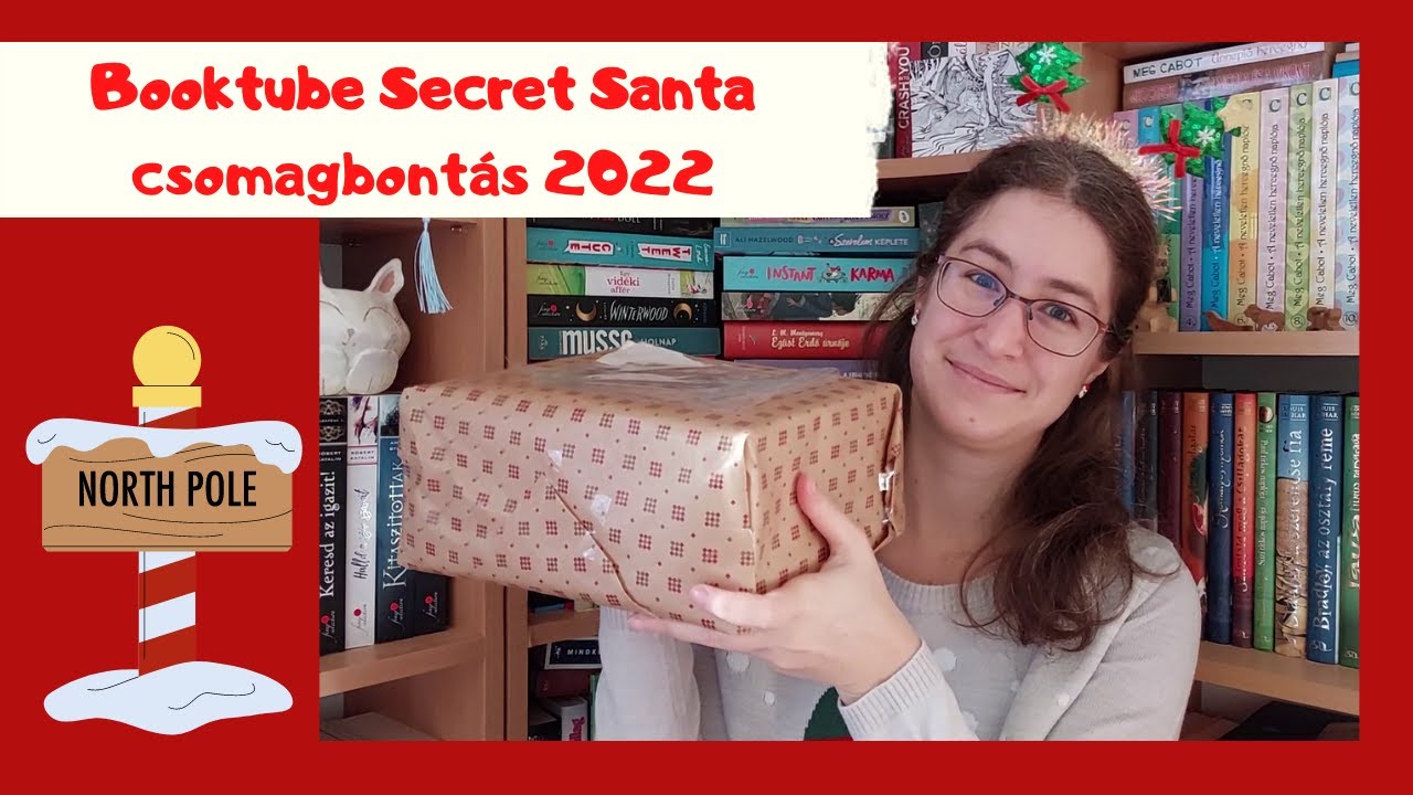 Booktube Secret Santa csomagbontás 2022