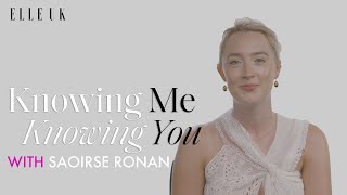 Saoirse Ronan On The Best Prop She's Ever Taken From Set And Her Brad Pitt Encounter | ELLE UK