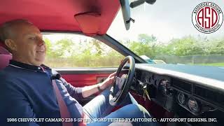 1986 Chevrolet Camaro Z28 5-Speed - Road Tested by Antoine C. - Autosport Designs, inc. 