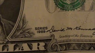 over 40 year old 1 DOLLAR BILL FOUND in pocket change