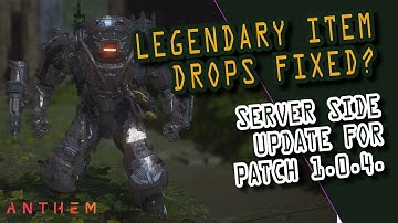 Anthem. Legendary Item Drops Finally Fixed - My new worst streak - 40 Empty Consecutive Runs