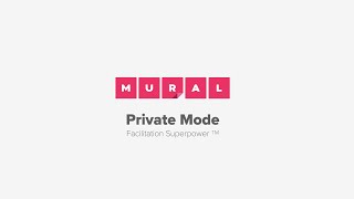 Private Mode -  MURAL 'Facilitation Super Powers'