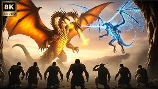 The Birth of a God: King Ghidorah Saves The First Humans from an Undead Army