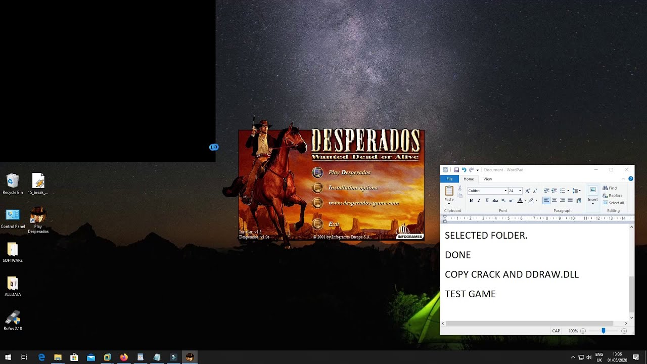 Desperados wanted dead or Alive