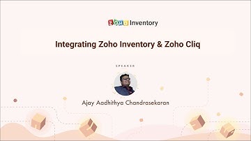 Integrating Zoho Inventory and Zoho Cliq