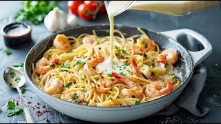 🍝🦐Секретный рецепт пасты с креветками из Италии! Итальянская классика на ужин!