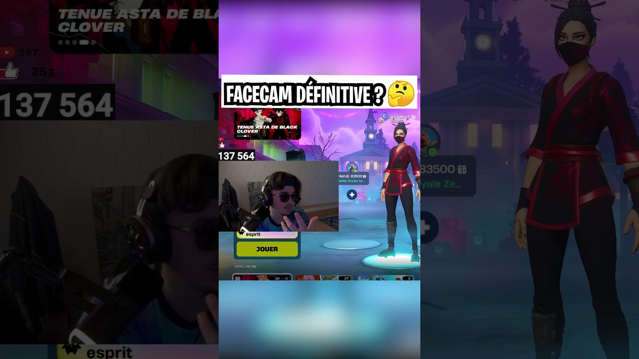 FACECAM DÉFINITIVE ? 🤔