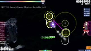 Osu! Replay: DJ Genericname - Dear You [Dear Nemis]