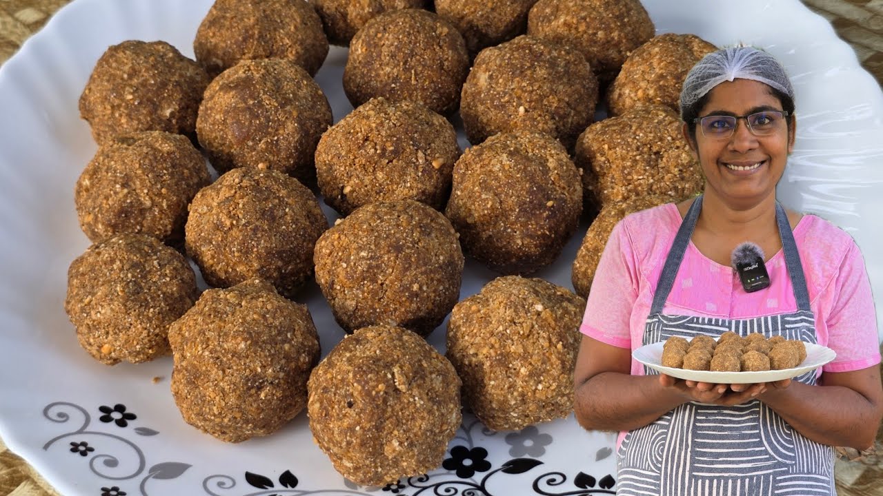 Kerala Style traditional Wheat Avalose Unda / കേരള സ്റ്റൈൽ ഗോതമ്പ് അവലോസുണ്ട 😋👌