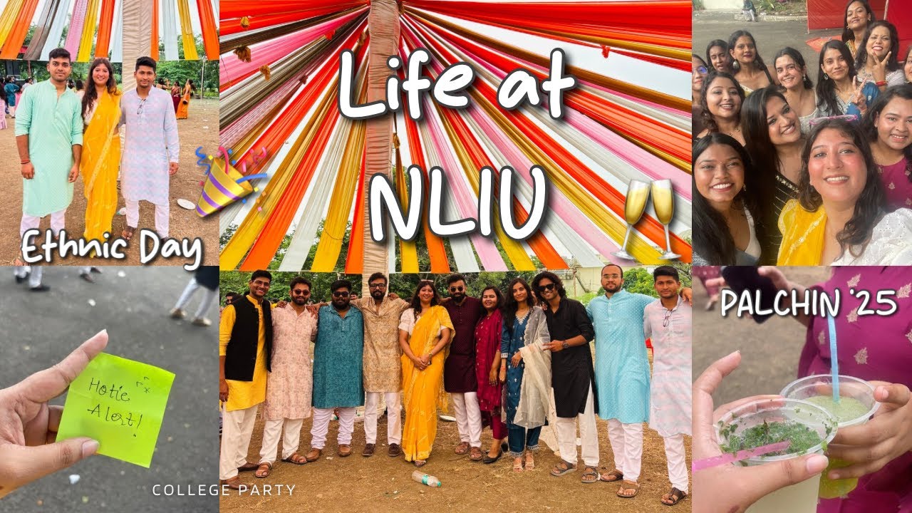 1st SEM AT NLIU: ETHNIC DAY VLOG  | PALCHIN ‘25 | NLIU BHOPAL 