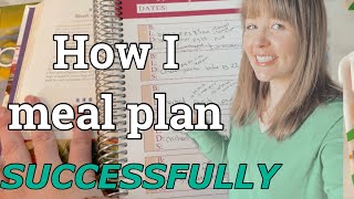 HOW I MEAL PLAN SUCCESSFULLY