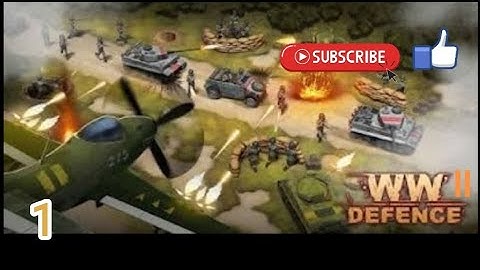 WWII Defence: RTS Army TD Game Gameplay Walkthrough part 1