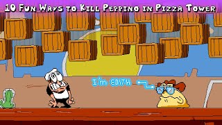 10 Fun Ways the Vigilante can Kill Peppino in Pizza Tower!