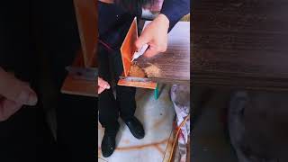Famous Woodworking |  Troubled by the broken desk corner?😎#desk #table #fix #furniture #woodworking #tool Net Worth