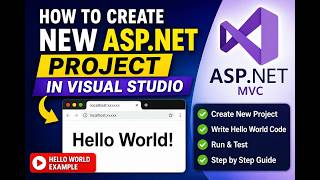 Day 1: How to create new ASP.Net project in Visual studio (with Hello World! example)
