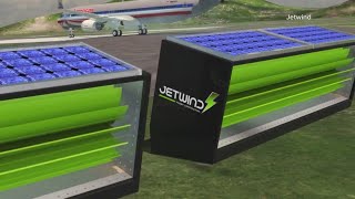 How one company is converting wind from jet exhaust into renewable energy