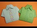 Fun Fold Shirt and Tie Card, Great Father's Day or B-Day Card