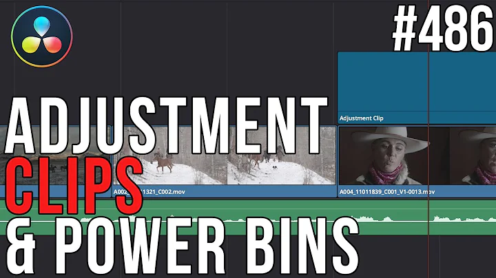MBS 486: Adjustment Clips & Power Bins in DaVinci Resolve