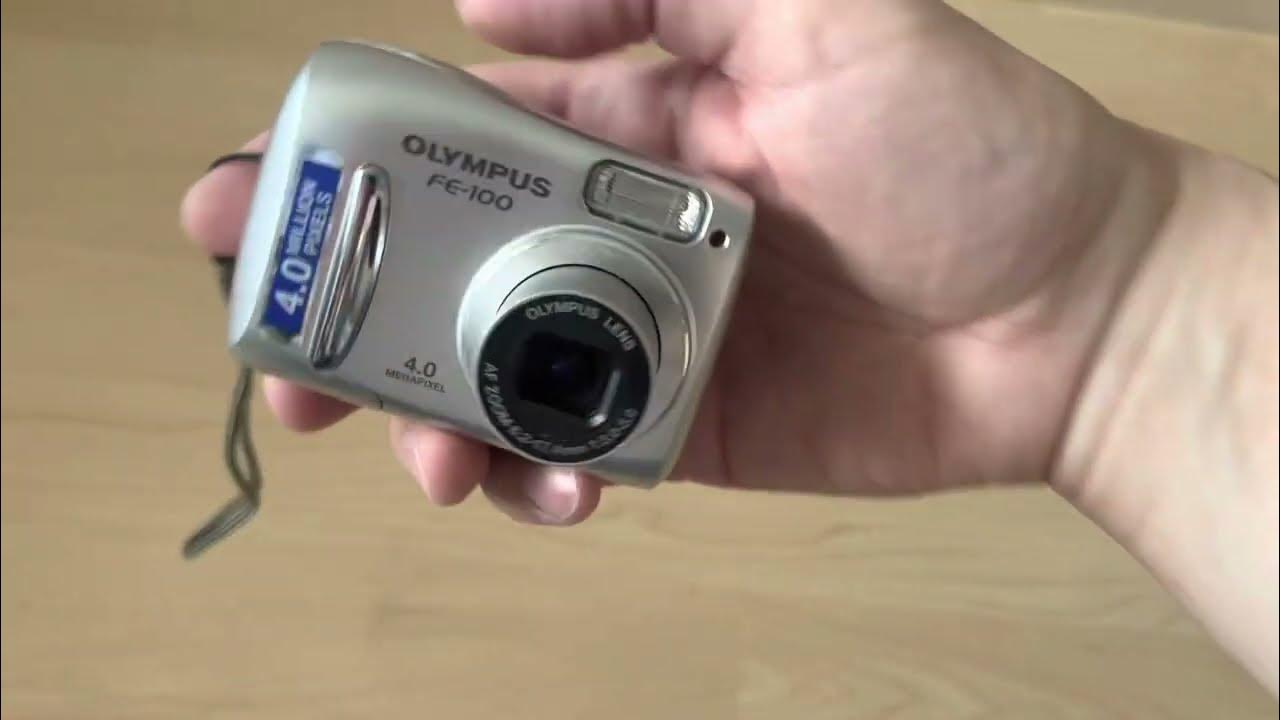 Olympus FE100 4.0MPx zoom retro classic digital photo camera test
