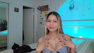 ASMR 🩵 Collarbone tapping and body triggers