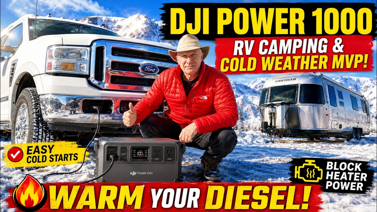 DJI Power 1000 - Portable Power for RV, Camping, and Heating Up Your Old F250 Engine Block!